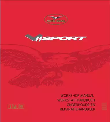 Moto Guzzi V11 Sport repair manual Preview image 1