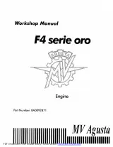 MV Agusta F4 Serie Oro Engine Workshop Manual & Technical Procedures (P/N 8A0092871) – preview page 1