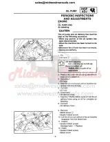 2000–2001 Yamaha SX500 / SX600 / SX700 Snowmobile Service & Repair Manual (OEM) – preview page 4