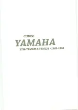 1983–1986 Yamaha YTM/YFM200 & YTM225 Service & Repair Manual (Clymer) – preview page 1