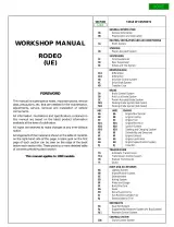 1999 Isuzu Rodeo 2.2L, 3.2L Workshop Manual – preview page 1