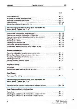 Porsche 968 Complete Service and Repair Manual (1992 Model) Preview image 2