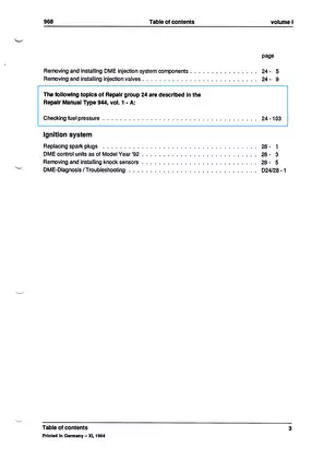 Porsche 968 Complete Service and Repair Manual (1992 Model) Preview image 3