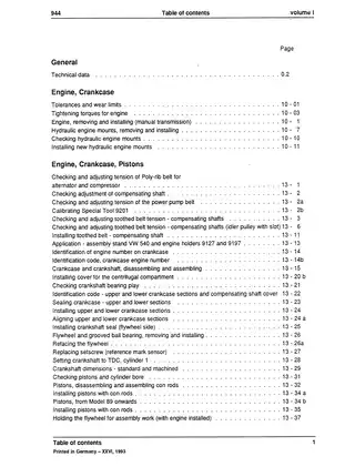 Porsche 944 workshop manual Preview image 5