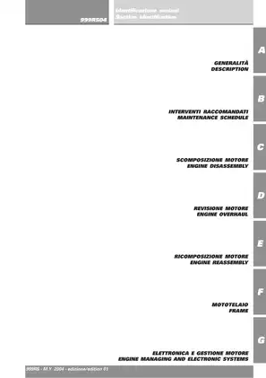 2004 Ducati 999 RS workshop manual Preview image 3