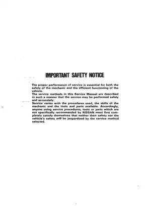 Nissan GT-R R32 Service Manual - Comprehensive Maintenance Guide Preview image 2