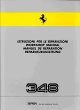 1989–1995 Ferrari 348 / Mondial t Factory Workshop Manual (P/N 95990883) – preview page 1