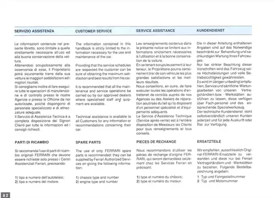 Ferrari 348 workshop manual Preview image 3