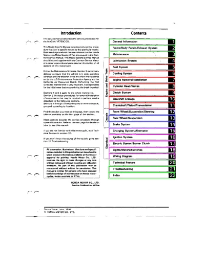 Preview: 1994–2003 Honda Magna VF750C Service & Repair Manual (OEM)