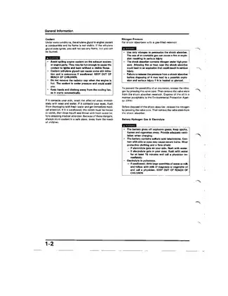 Honda Magna VF750C Specific Service Manual (1994) Preview image 5