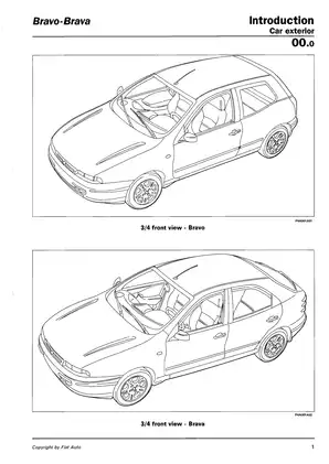1995-2001 Fiat Bravo, Brava shop manual Preview image 3