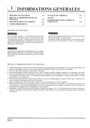 Honda Motorcycle Service and Maintenance Manual (Various Models) Preview image 2
