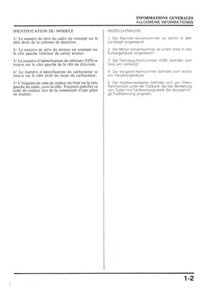 Honda Motorcycle Service and Maintenance Manual (Various Models) Preview image 5