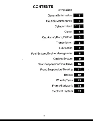 2001-2004 Triumph TT 600 Speed Four repair manual Preview image 1