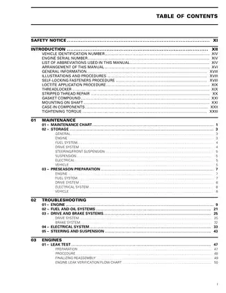 2005 Bombardier Ski Doo REV snowmobile shop manual Preview image 3