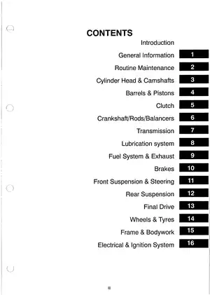 2001-2007 Triumph Bonneville, Bonneville T100, America service manual Preview image 3