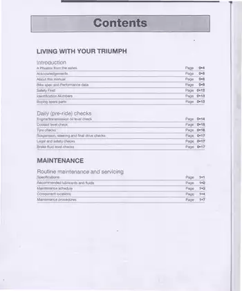1997-2000 Triumph Daytona T595/955i, Speed Triple T509/955i, Sprint ST/RS and Tiger 885c service and repair manual Preview image 2