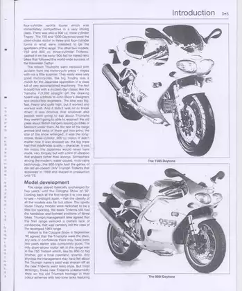 1997-2000 Triumph Daytona T595/955i, Speed Triple T509/955i, Sprint ST/RS and Tiger 885c service and repair manual Preview image 5