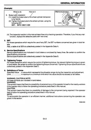 Daihatsu Feroza F300 workshop manual Preview image 5