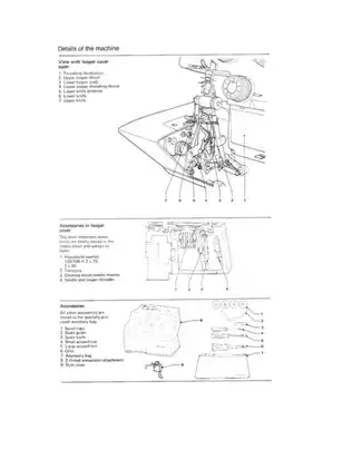 Bernina Bernette overlock machine user manual: 334DS, 334D Preview image 3