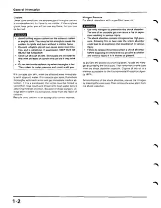 Comprehensive Honda Motorcycle Service Manual (Part Number: 61CMO000) Preview image 4