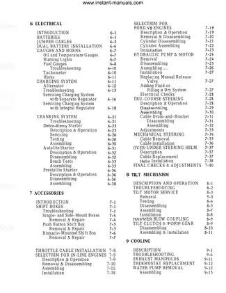 1965-1999 OMC Sterndrive outboard service manual Preview image 3