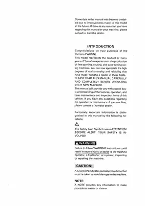 2001-2006 Yamaha PW80(N) owner´s service, manual Preview image 4