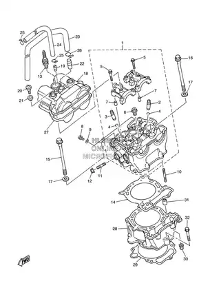 2003-2006 Yamaha WR450F owner´s service manual, parts catalog Preview image 2