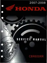 2007–2008 Honda CBR600RR Service Manual – preview page 1