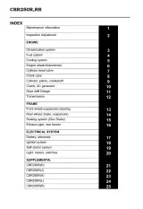 1986–1999 Honda CBR250 Service Manual – preview page 2
