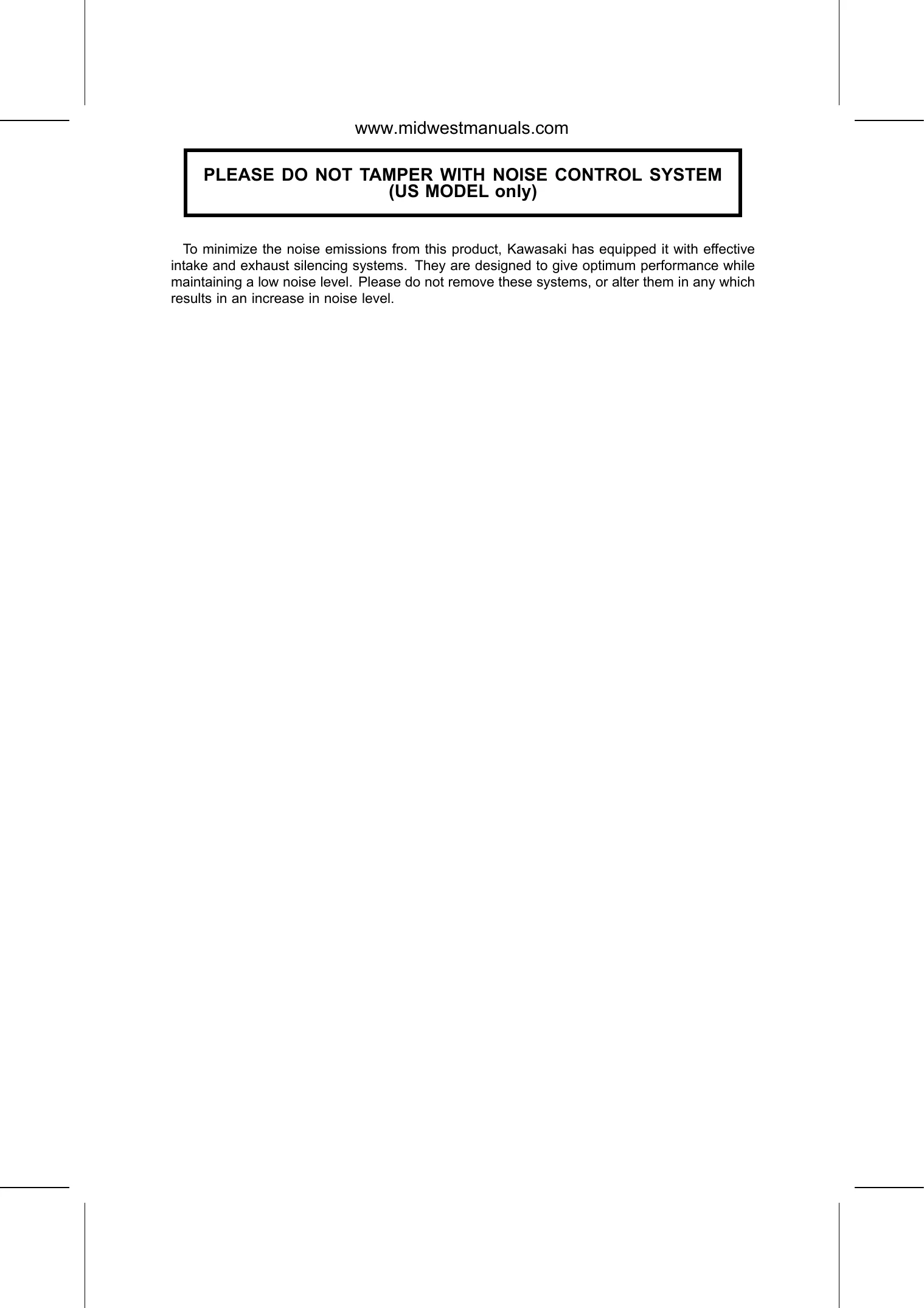 2003-2010 Kawasaki Bayou 250 Series Service Manual Preview image 5