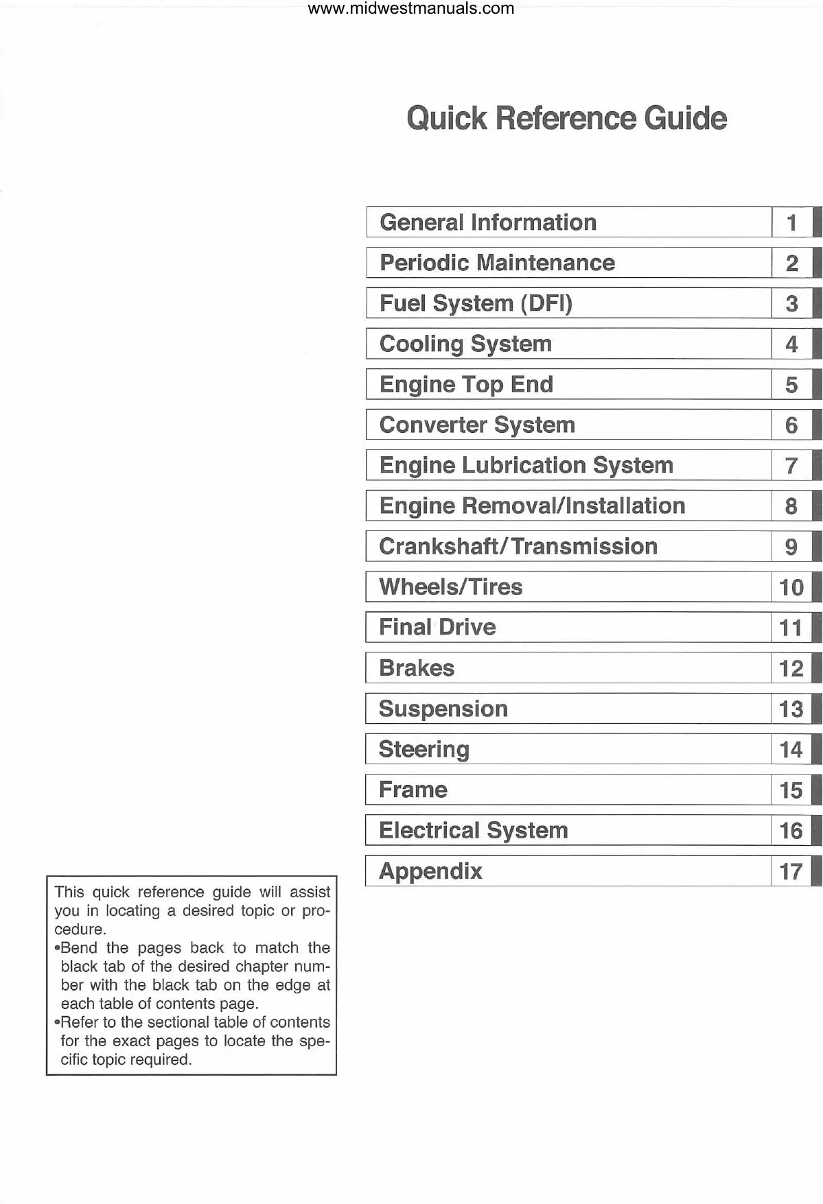 2009 Kawasaki Teryx Service Manual - Complete Guide for Maintenance and Troubleshooting Preview image 3