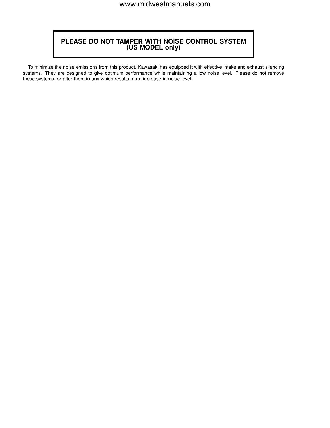Kawasaki Prairie 360 Series 2003-2010 Service Manual & Repair Guide Preview image 4
