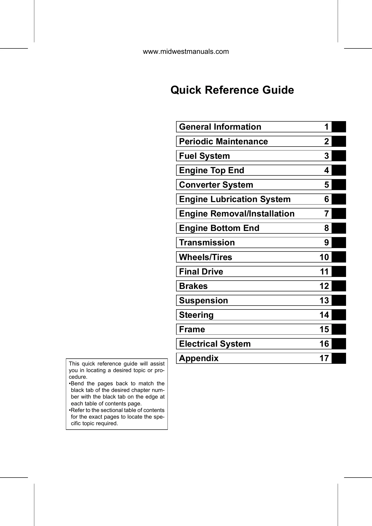 Kawasaki Mule 600/610 Series 2005-2009 Service Manual - Digital Download Preview image 2