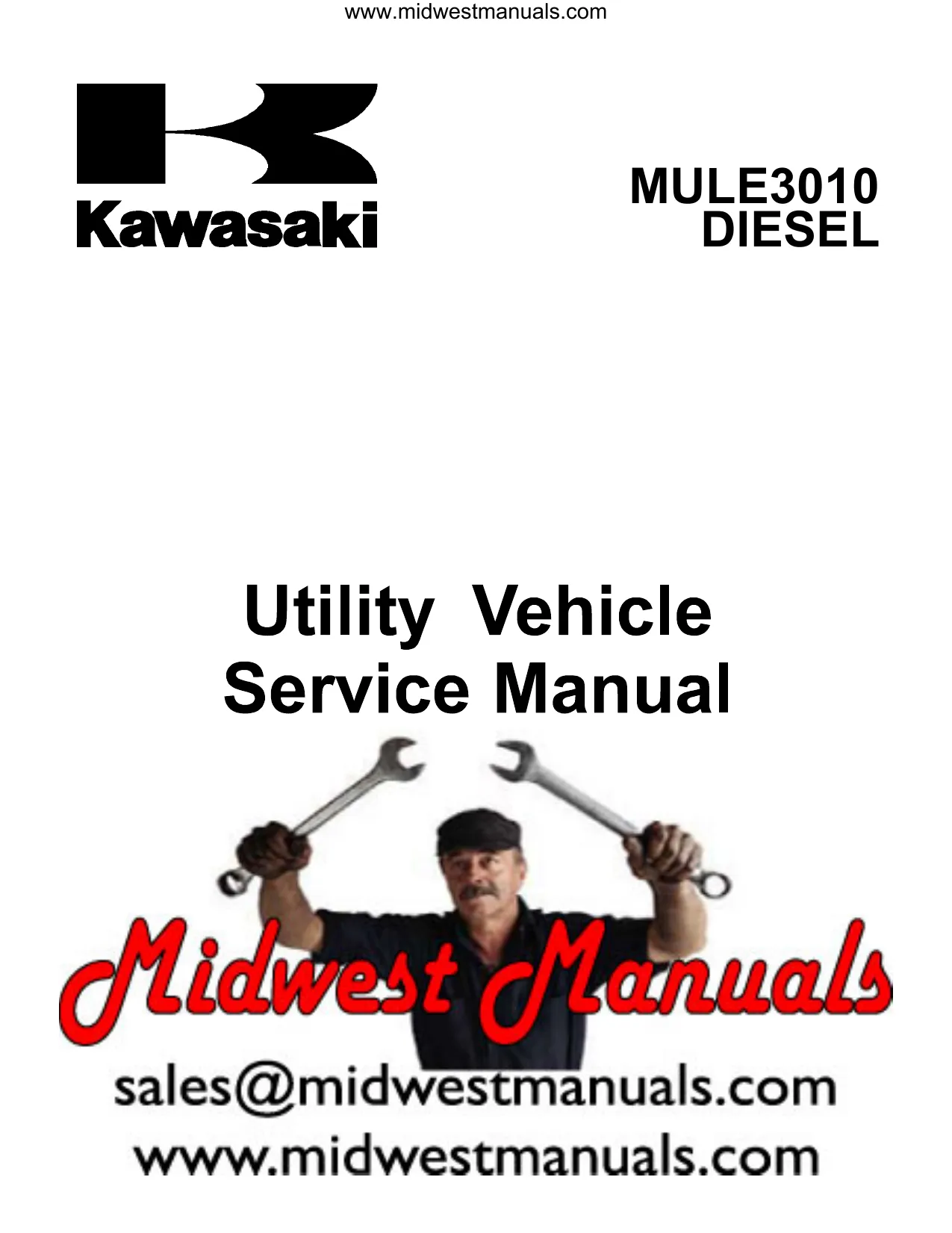 Kawasaki Mule 3010 Diesel Service Manual - Comprehensive Mechanic's Guide Preview image 3