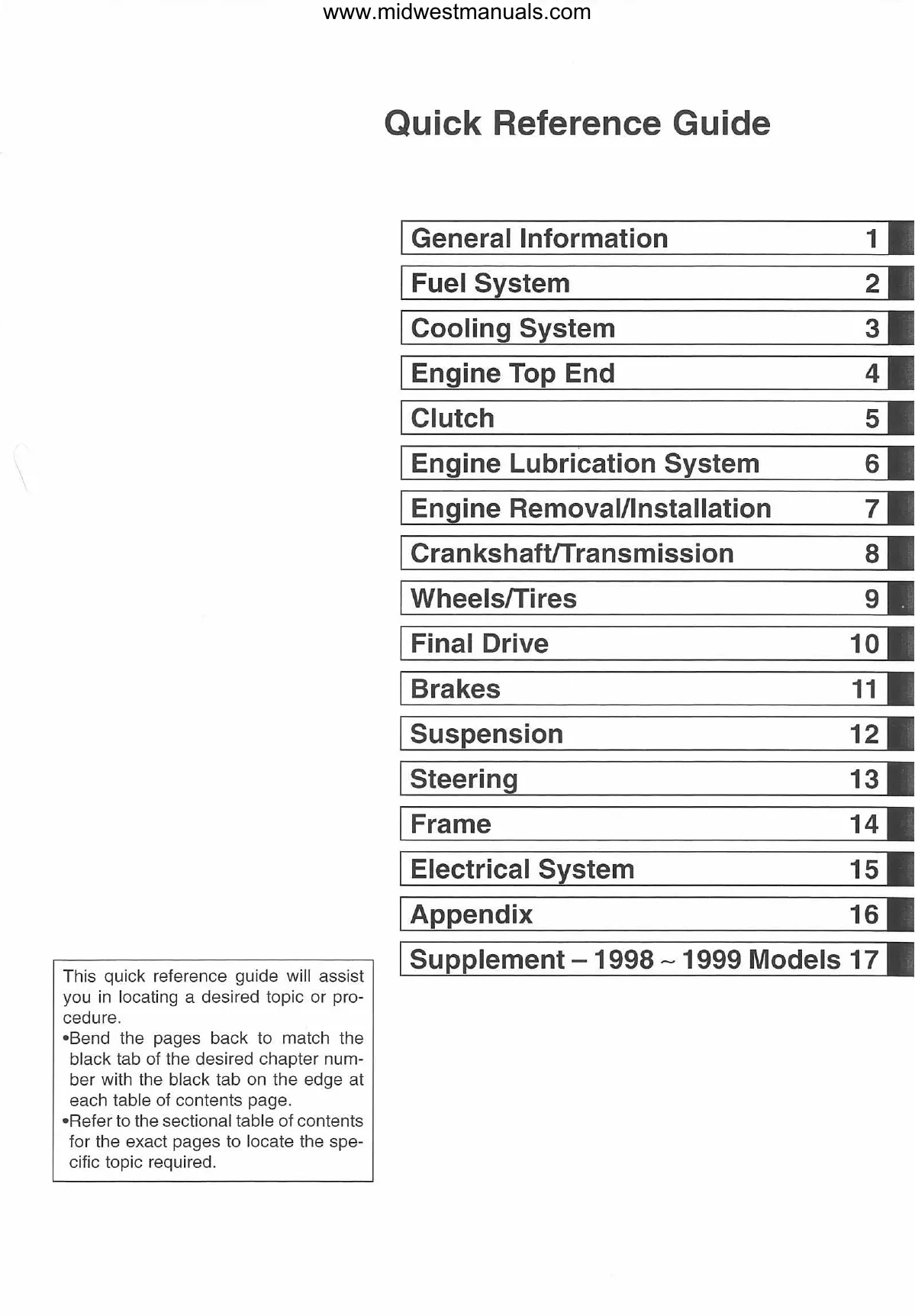 Kawasaki KLF-400 Bayou 4x4 Service Manual (1993-1999) - Complete Digital Guide Preview image 2