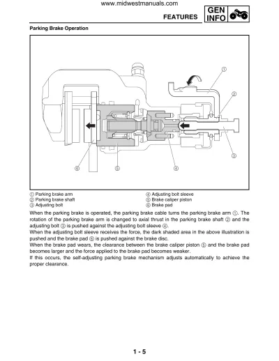 2006 Yamaha YFM700RV Raptor ATV Service Repair Manual (P/N EBS01001) – preview page 1