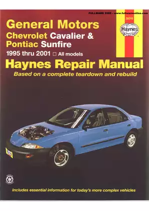 1995-2001 Pontiac Sunfire repair manual