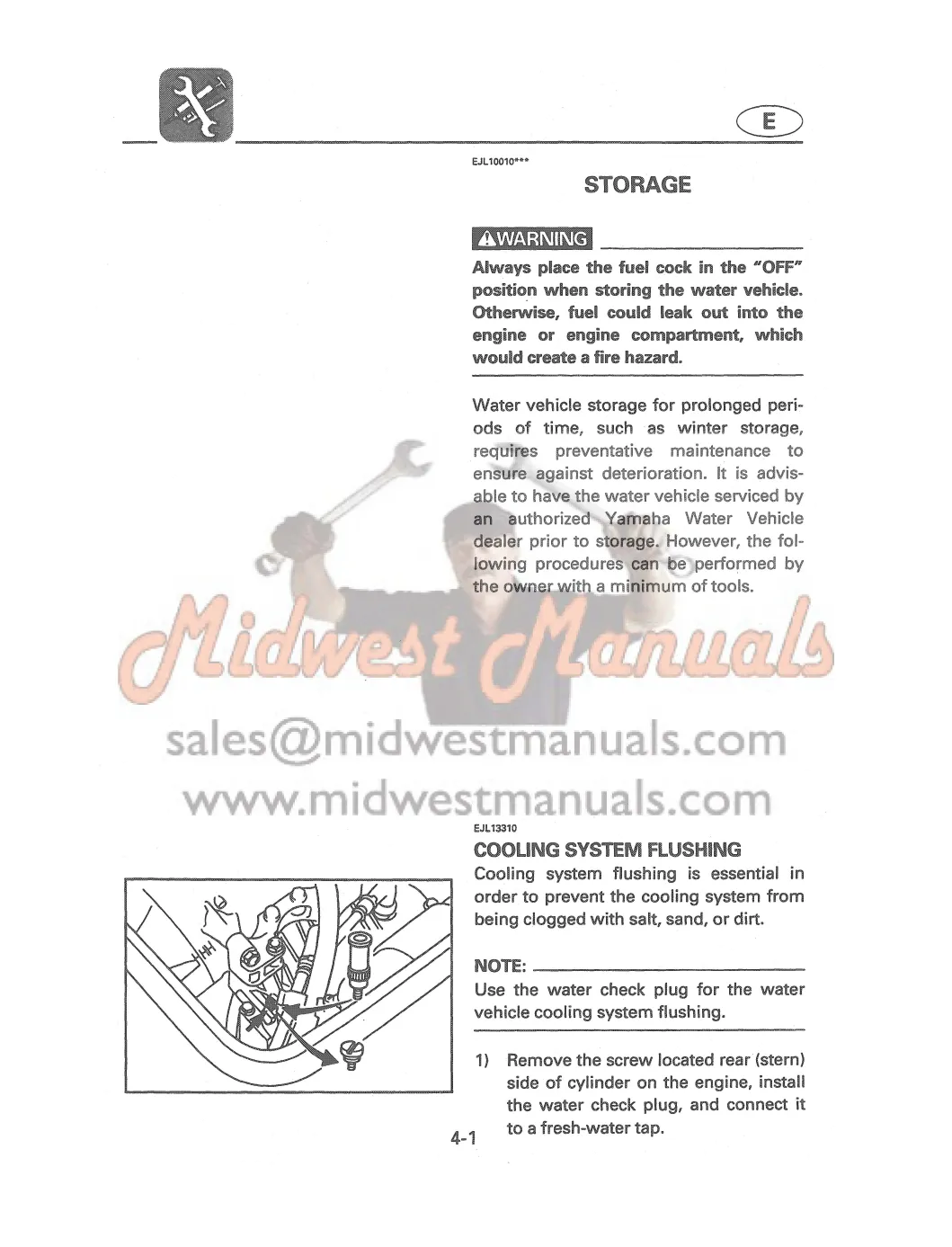 1991-1995 Yamaha 650/700 VXR/VXR Pro Series Waverunner Service Manual Preview image 5