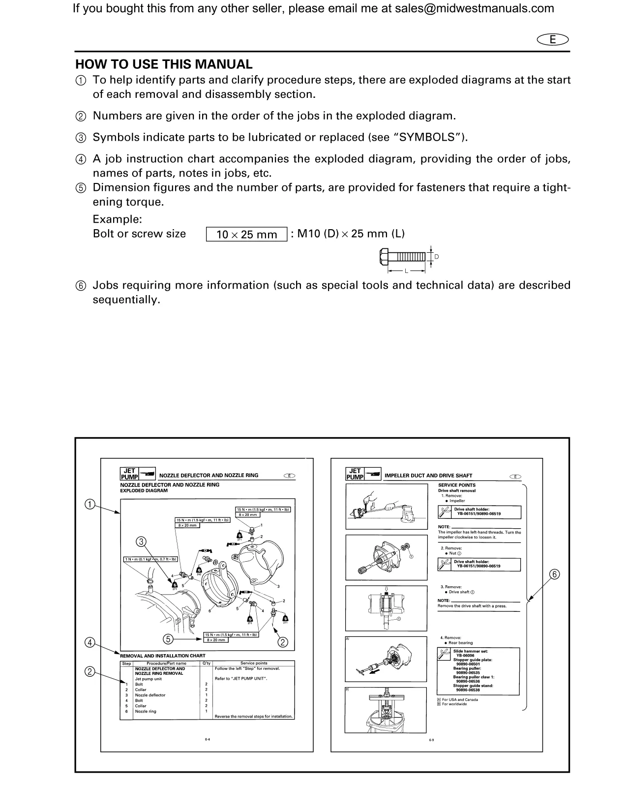 2001-2005 Yamaha GPS800R Service Manual & Parts Guide Preview image 4