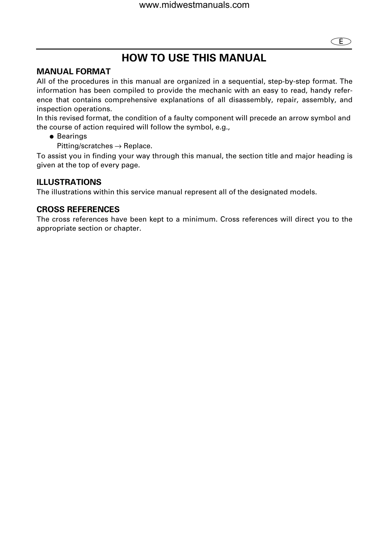 Yamaha Waverunner XL800/XLT800 Service Manual (2000-2004) Preview image 2
