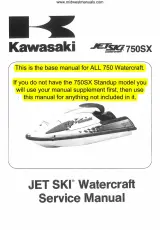 Kawasaki 750SX JET SKI 1994–1998 Service Manual (P/N 99924-1156–01) – preview page 2