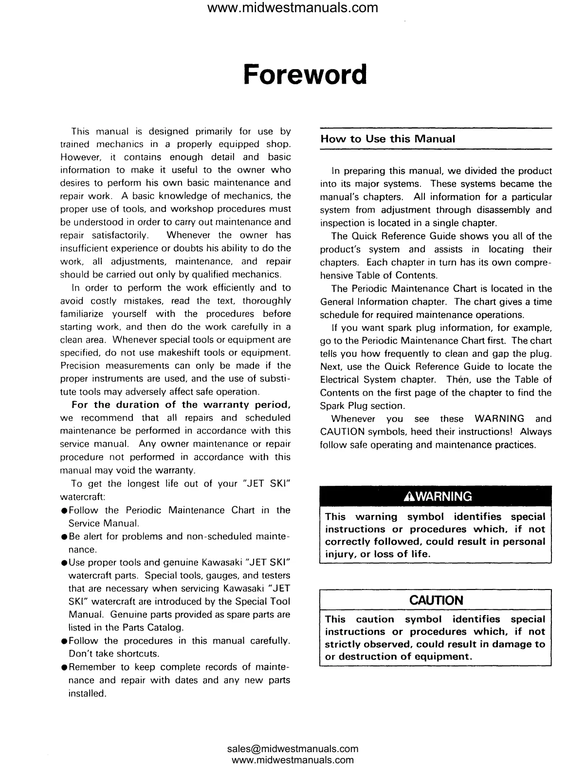 Kawasaki 1100 ZXi Service Manual (1996-2002) - Comprehensive Guide Preview image 4