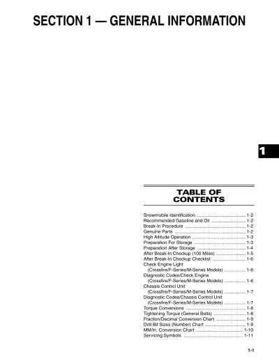 Preview: 2008 Arctic Cat Crossfire 500, Crossfire 600, M-Series 600, M-Series 800, Panther 570, and Bearcat 570 Snowmobile Service Manual