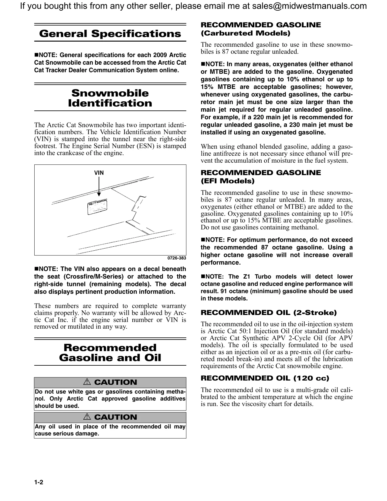 2009 Arctic Cat Snowmobile Service Manual - Comprehensive Guide Preview image 3