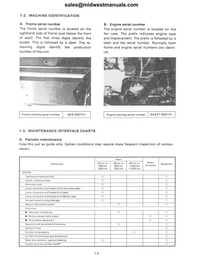 1981–1985 Yamaha SS440 Factory Service Manual (P/N SS440E) – preview page 1