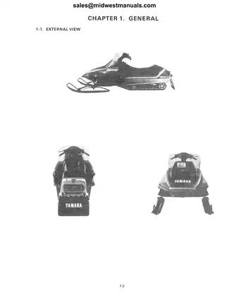 1981-1985 Yamaha SS440 Service Manual - Comprehensive Guide for Maintenance and Repair Preview image 4