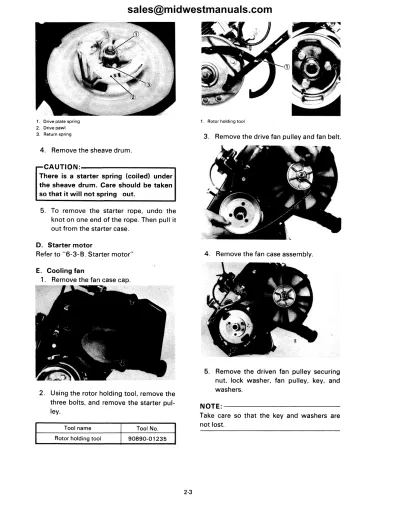 1979–1990 Yamaha Excel-V / XLV / EC540 Snowmobile Service Manual (P/N 8H8-000101)