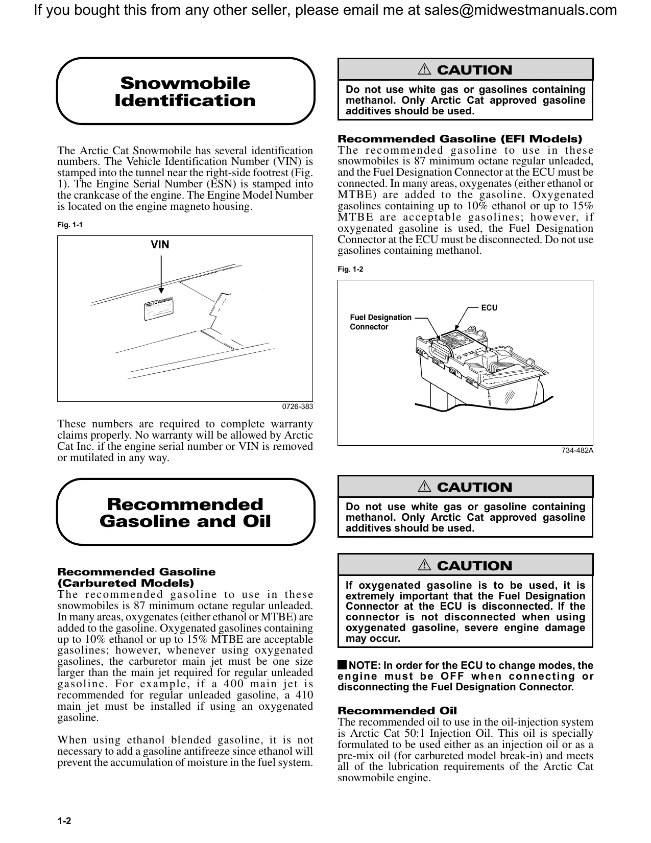 1999-2000 Arctic Cat Snowmobile Service Manual - Complete Vehicle Guide Preview image 3