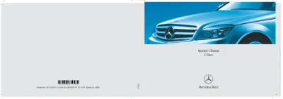 Preview: 2008 Mercedes C-Class Operator's Manual (P/N 204 584 11 81)